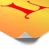 Letter L Poster (Hoek)