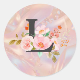 Letter L Ronde Sticker