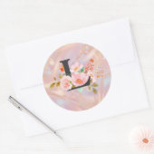 Letter L Ronde Sticker (Envelop)