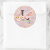 Letter L Ronde Sticker (Tas)