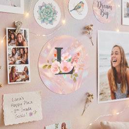 Letter L Ronde Sticker