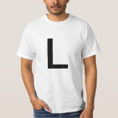 Letter L T-shirt (Voorkant)