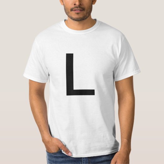 Letter L T-shirt (Voorkant)