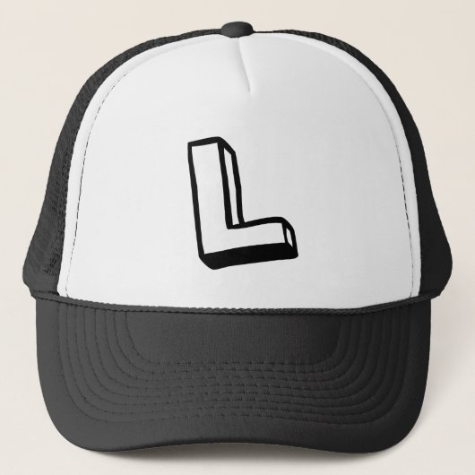 Letter L Trucker Pet (Voorkant)