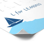 Letter L Volgen Poster voor Kinderen (Hoek)