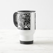 Letter 'L' William Morris Design - Mok (Voorkant links)