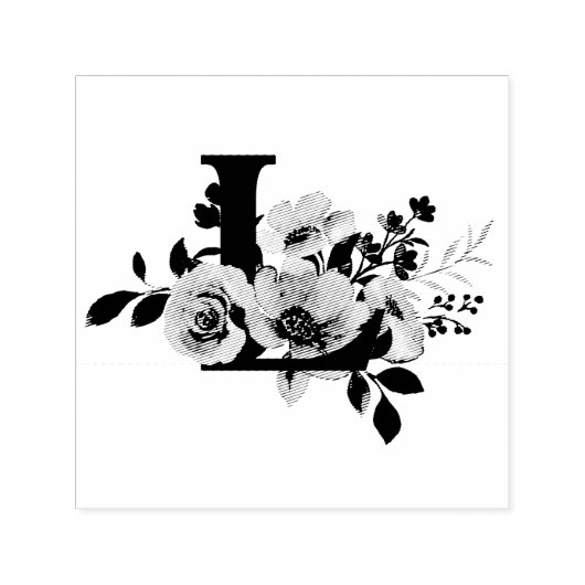 Letter L Zelfinktende Stempel (Design)