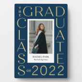 Letter Lijst EDITABLE KLEURENSCHAP Afstuderen Fotoplaat (voorkant)