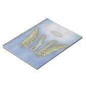 Letter M Angel Monogram Notitieboek (Linkerzijde)