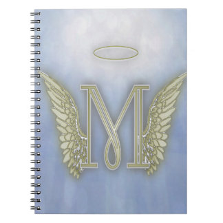 Letter M Angel Monogram Notitieboek