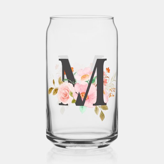 Letter M Blikvorm Glas (Voorkant)