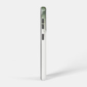 Letter M Elegante Waterverf groen Samsung Galaxy Hoesje (Rechterkant)