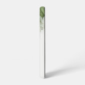 Letter M Elegante Waterverf groen Samsung Galaxy Hoesje (Linkerkant)