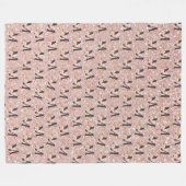 Letter M Fleece Deken (Voorkant (Horizontaal))