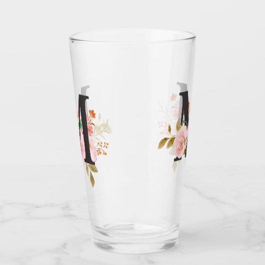 Letter M Glas (Links)