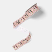 Letter M Grosgrain Lint (Achterkant)