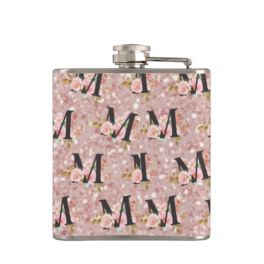 Letter M Heupfles (Achterkant)