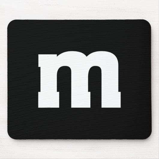 Letter M hoofdalfabet Muismat (Voorkant)