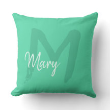 Letter M initiaal gepersonaliseerd kleurig monogra