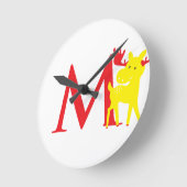 Letter M Initiaal klok (Hoek)