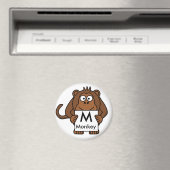 Letter M is voor Aap Kindermagneet Magneet (Insitu (Vaatwasser))