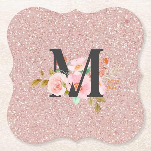 Letter M Kartonnen Onderzetters (Voorkant)