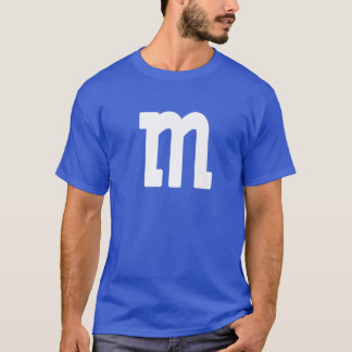 Letter M Lager Hoesje Alfabet Matching Halloween T T-shirt