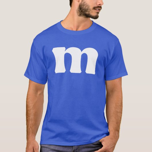 Letter M Low Hoesje Alphabet Matching Funny Hallow T-shirt (Voorkant)