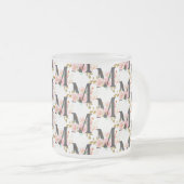 Letter M Matglas Koffiemok (Voorkant rechts)