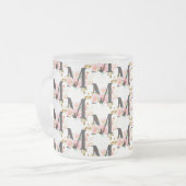 Letter M Matglas Koffiemok (Voorkant links)