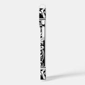 Letter M Middeleeuwse Monogram Art Nouveau Case-Mate iPhone Case (Achterkant / Links)