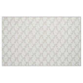 Letter M monogram decoratieve tekst aangepaste sto Stof (Fat Quarter)