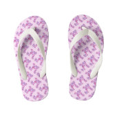 Letter M monogram flip flop thangen (Voetbed)