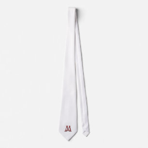 Letter M Monogram Stropdas