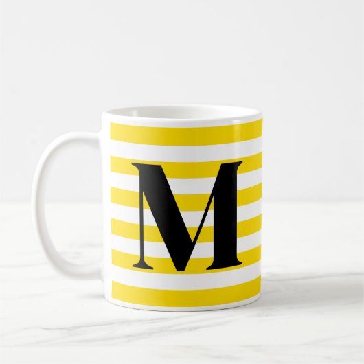 Letter M Mup Koffiemok (Links)
