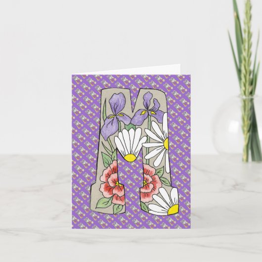 Letter M Note Kaart (Voorkant)