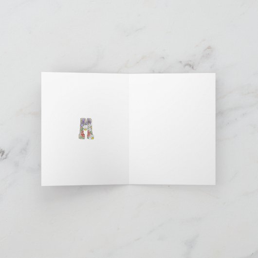 Letter M Note Kaart (Binnen)
