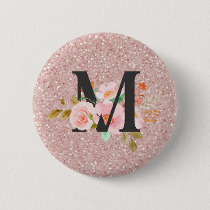 Letter M Ronde Button 5,7 Cm