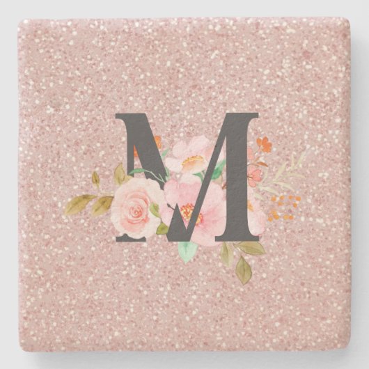 Letter M Stenen Onderzetter (Voorkant)
