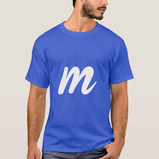 letter m T-shirt (Voorkant)