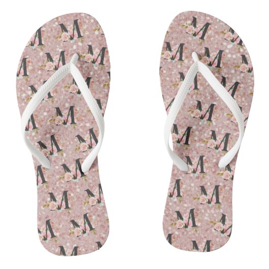 Letter M Teenslippers (Voetbed)