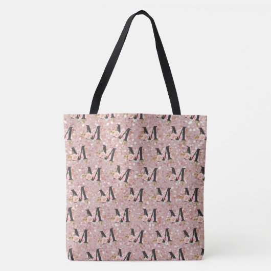 Letter M Tote Bag (Voorkant)