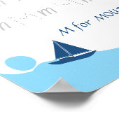 Letter M Volgen Poster voor Kinderen (Hoek)