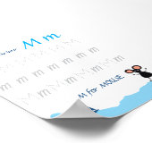Letter M Volgen Poster voor Kinderen (Hoek)