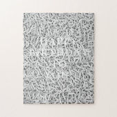 Letter Mix Chic Fun Monotone  Legpuzzel (Verticaal)