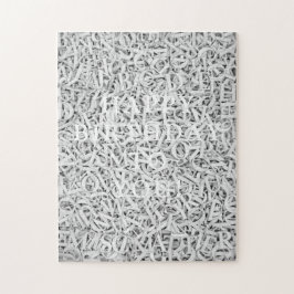 Letter Mix Chic Fun Monotone  Legpuzzel