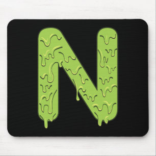 Letter N Alfabet Initialen Halloween Kostuum Kinde Muismat