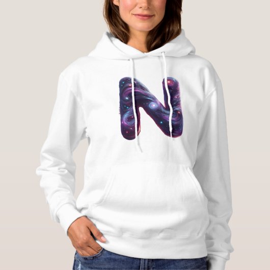 Letter N: Edel, natuurlijk en nooit uit de mode! Hoodie (Voorkant)