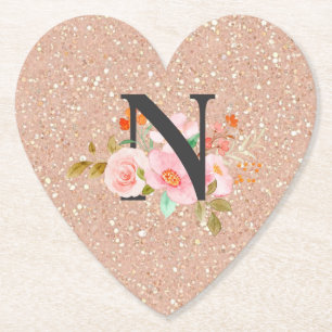 Letter N Kartonnen Onderzetters