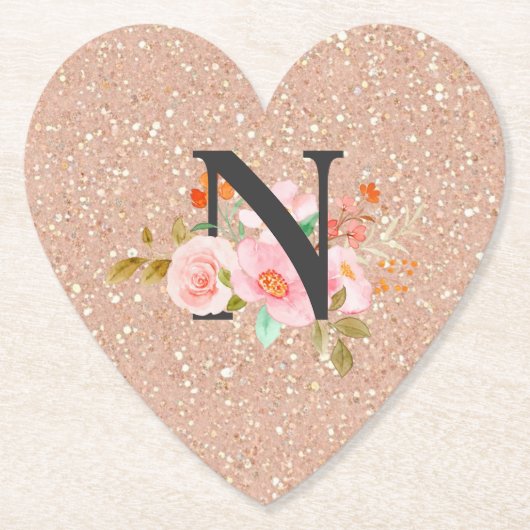 Letter N Kartonnen Onderzetters (Voorkant)